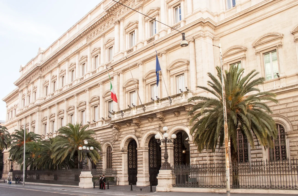 Palazzo Koch, sede della Banca d’Italia in via Nazionale a Roma, nel novembre 2014