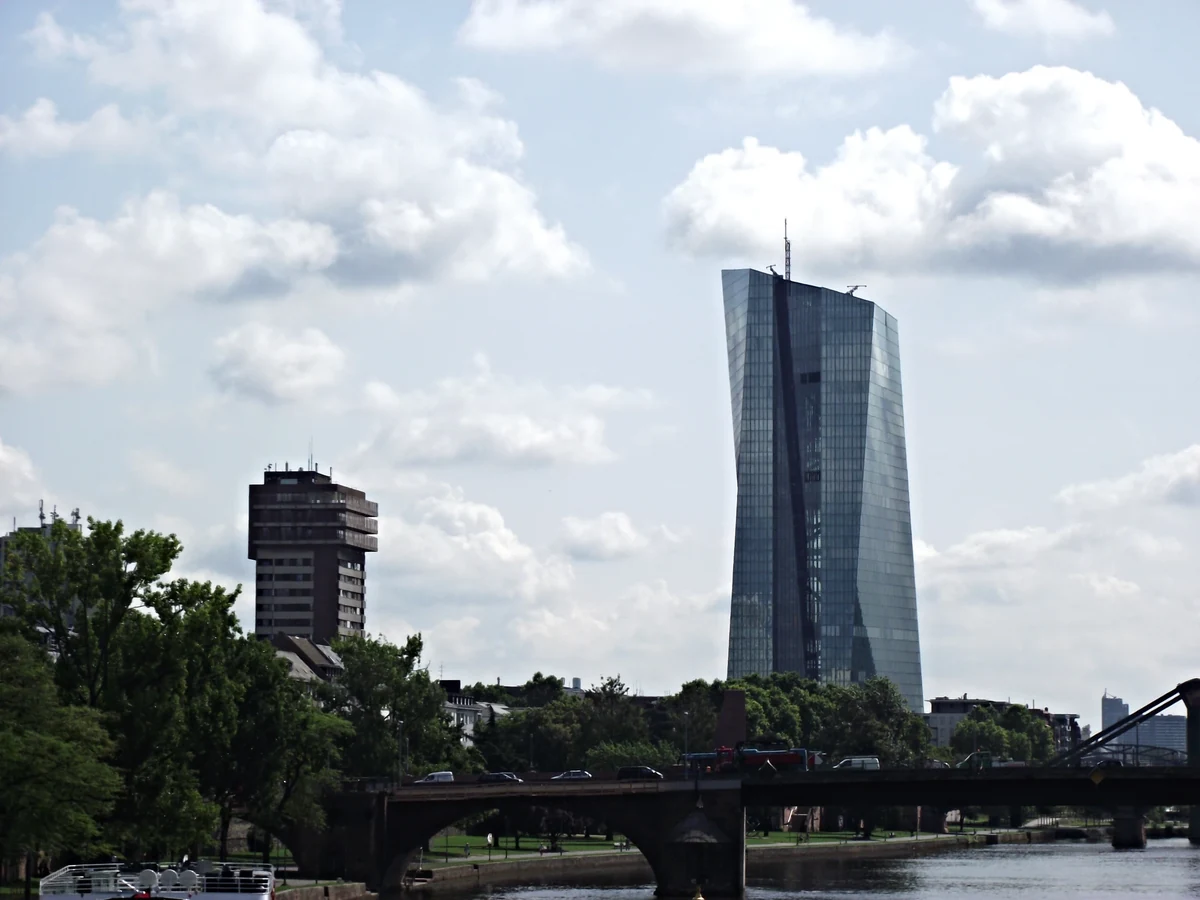 La sede della Banca centrale europea a Francoforte nel 2014