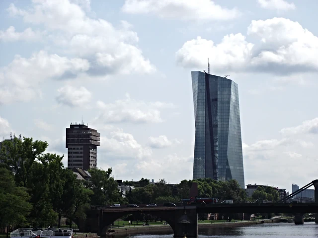 La sede della Banca centrale europea a Francoforte nel 2014