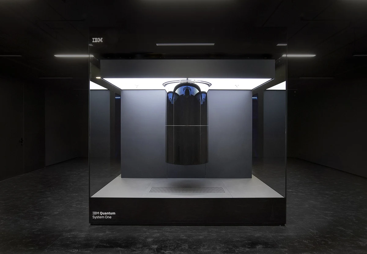 Computer quantistico IBM Quantum System One a Ehningen, Germania