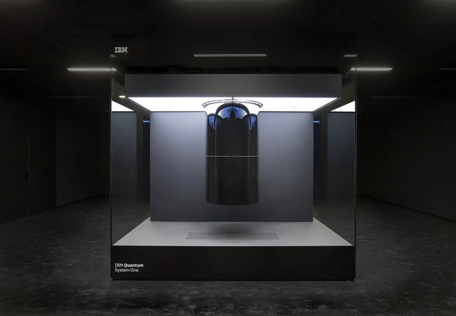 Computer quantistico IBM Quantum System One a Ehningen, Germania